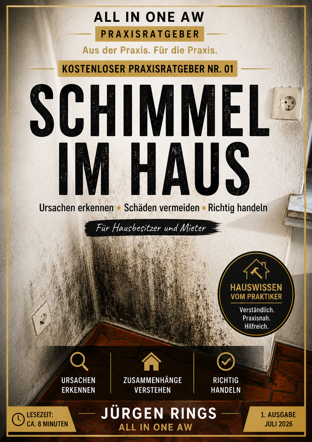 Deckblatt Praxisratgeber Schimmel im Haus